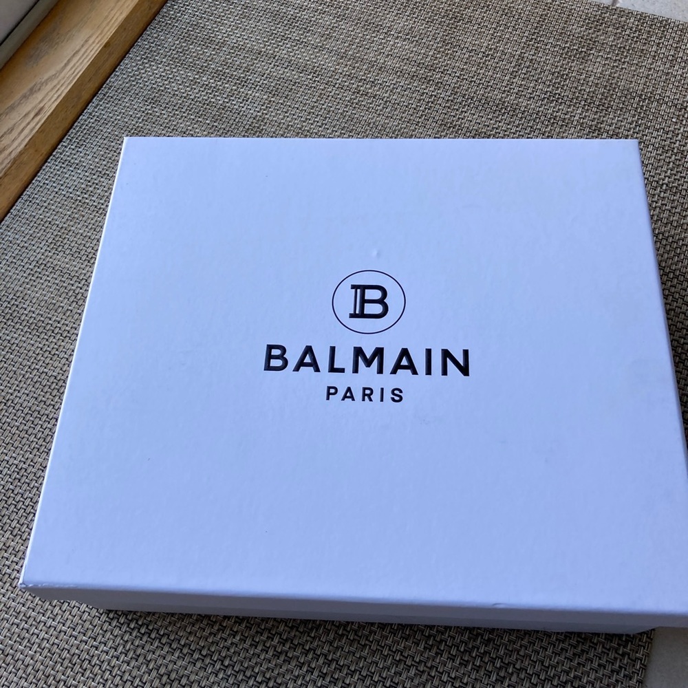 Balmain Ranger Romy Monogram Combat Boots 40 NIB - Picture 8 of 13
